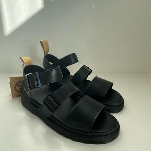 Dr Martens Vegan Gryphon Black Sandals UK9
